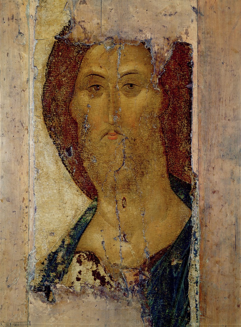 Redentor, 1420 (tempera no painel) de Andrei Rublev