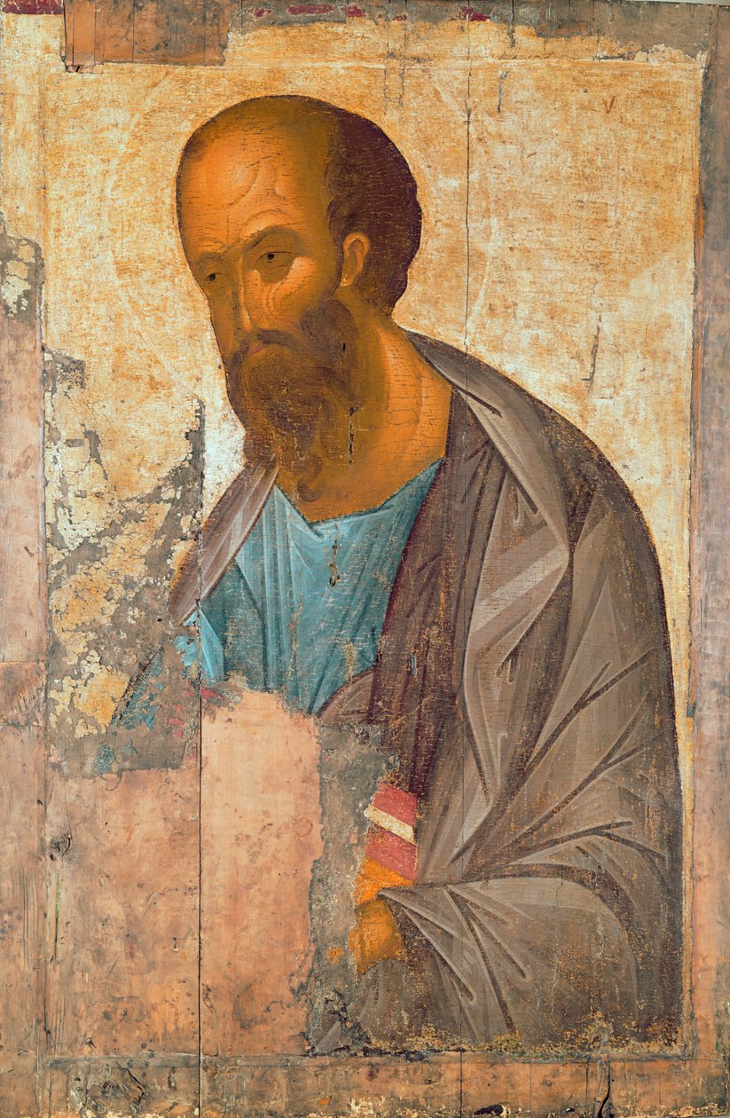 São Paulo, 1407 (têmpera no painel) de Andrei Rublev