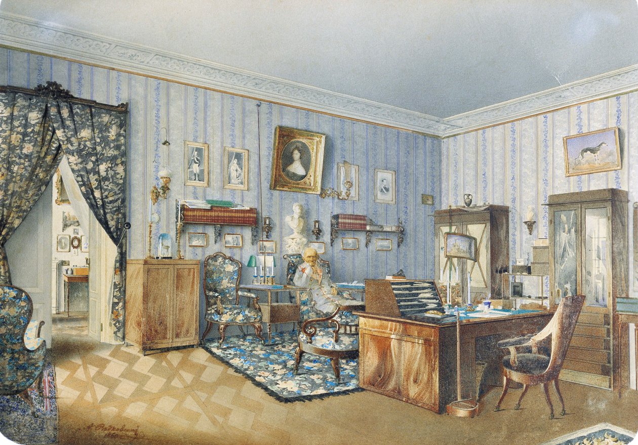 Interior, 1860. de Andrei Alexeevich Redkovsky