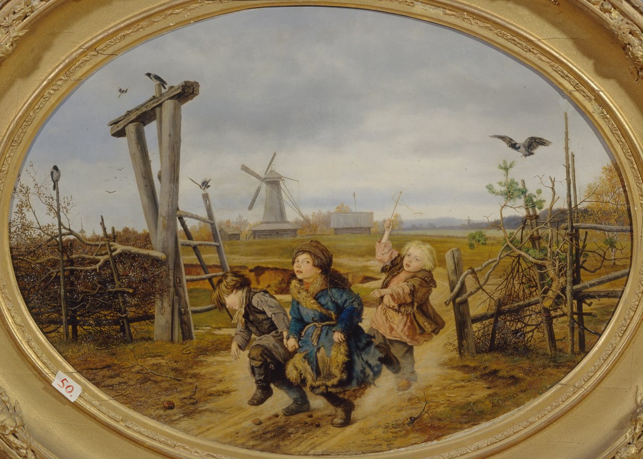 Troika, 1860 de Andrei Andreyevich Popov