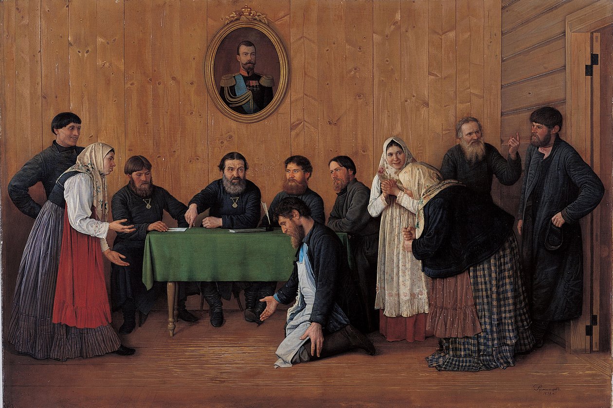 A reconciliação, 1898 de Andrei Antipovich Rumyantsev