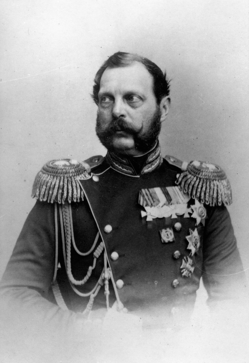 Czar Alexandre II da Rússia, c1860s de Andrei Deniere