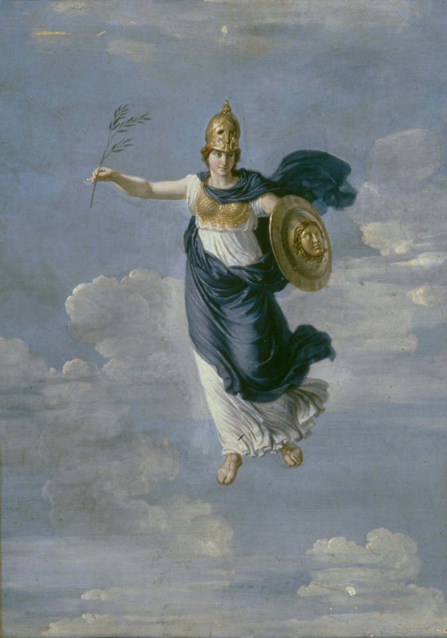 Minerva nos céus, 1820 de Andrei Ivanovich Ivanov