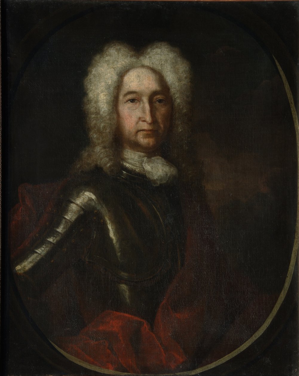 Retrato do príncipe Ivan Alexeyevich Golitsyn 1658-1729, 1728 de Andrei Matveyevich Matveyev