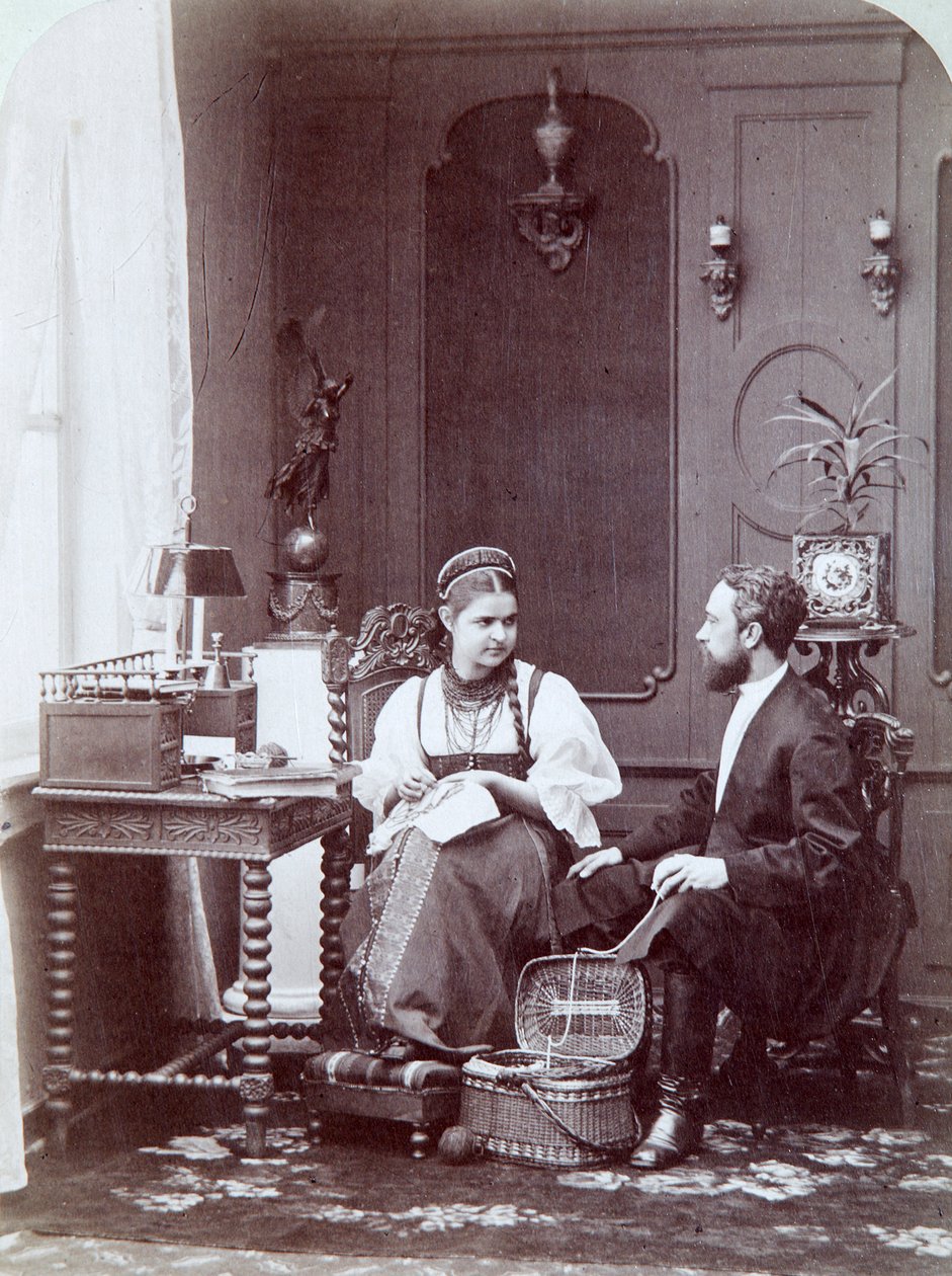 Composição russa, c1870s-c1880s. de Andrei Osipovich Karelin