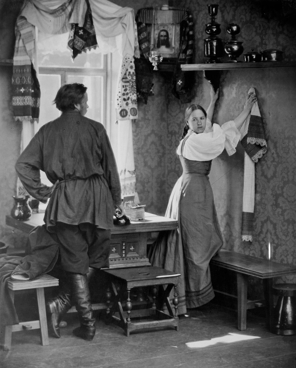 Composição russa, c1880-c1882 de Andrei Osipovich Karelin