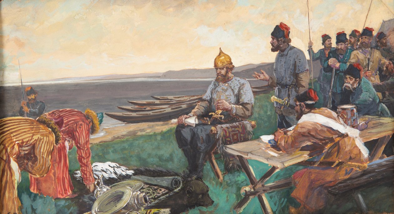 O Presente, c. 1900. de Andrei Petrovich Ryabushkin