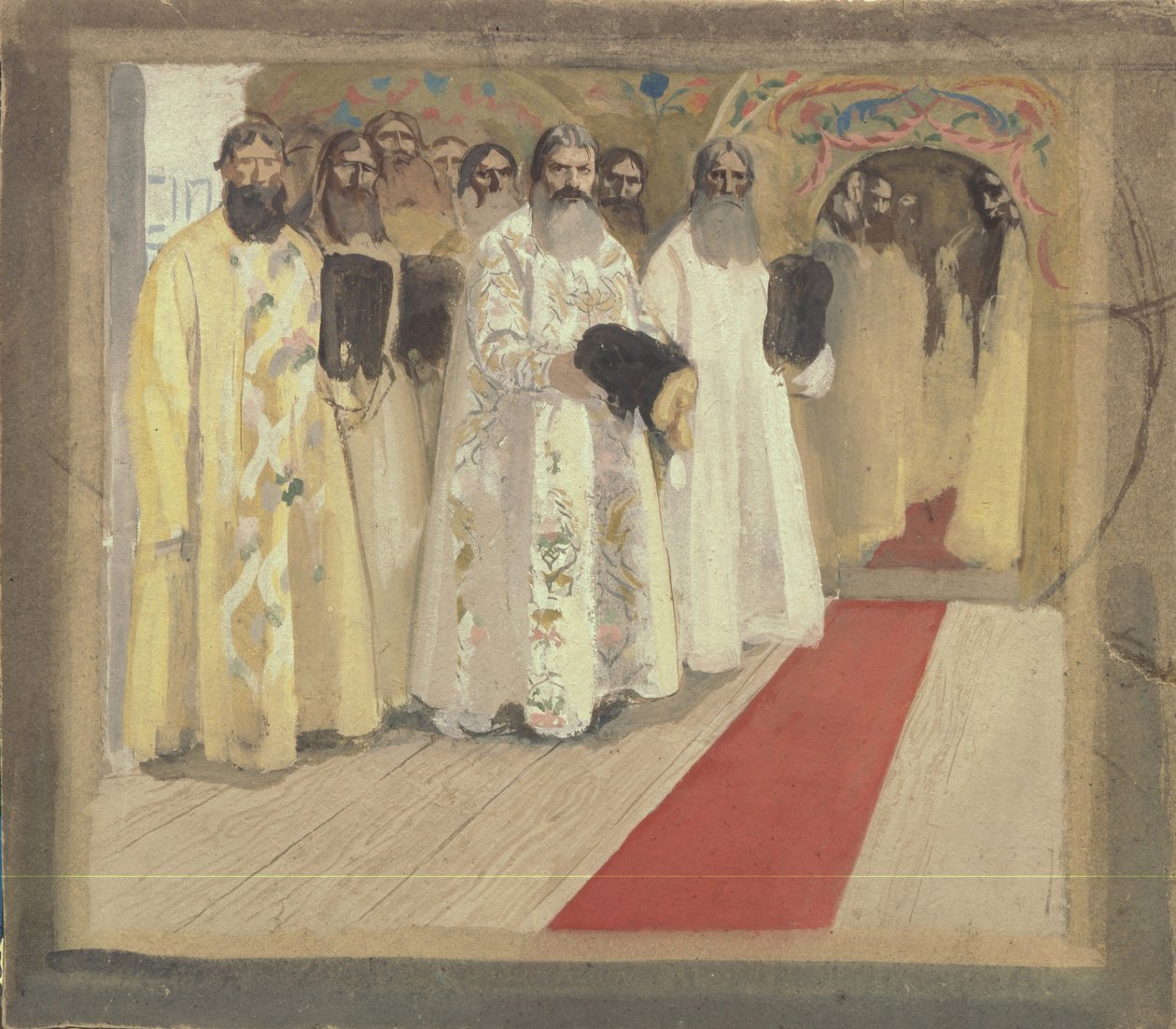 Esperando o Tzar, 1901 de Andrei Petrovich Ryabushkin