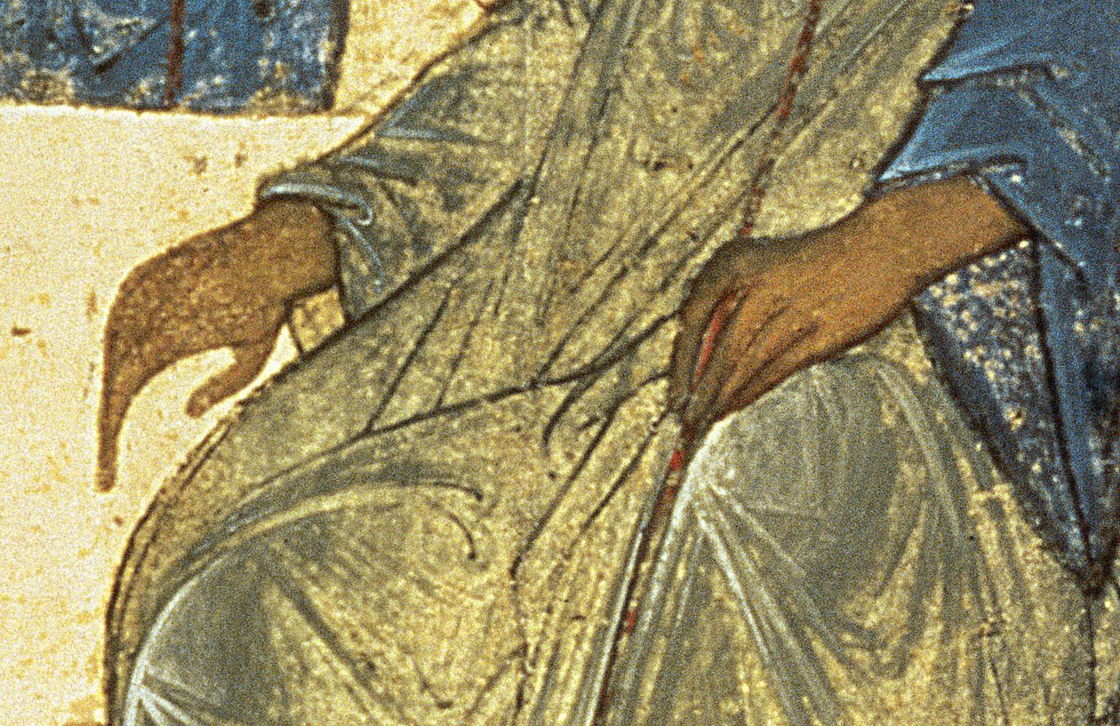 Detalhe da Santíssima Trindade de Andrei Rublev