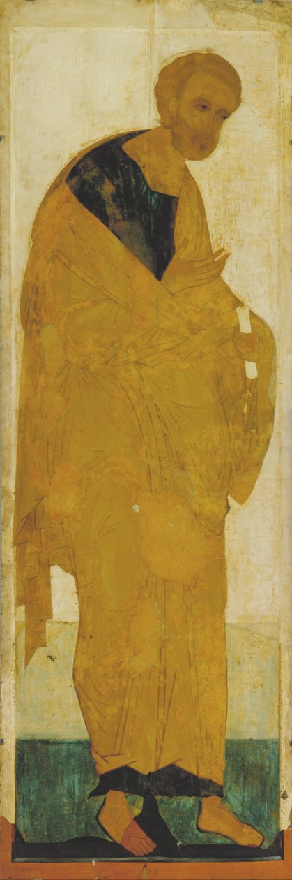 São Pedro. De Deisus Tier de Andrei Rublev