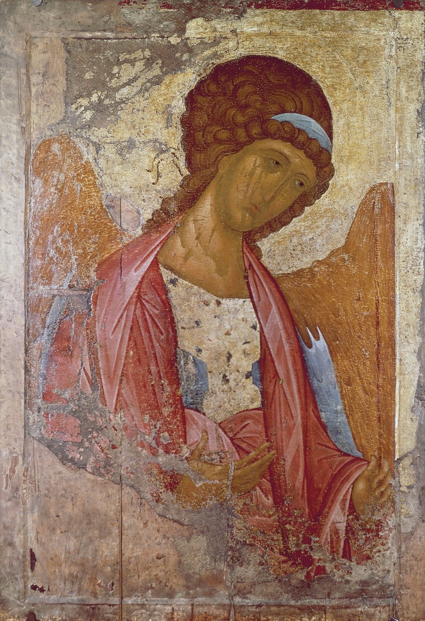 O Arcanjo Miguel, de Andrei Rublev ou Andrej Rubljov (1360-1430), pintado entre 1410 e 1420, Ícone. de Andrei Rublev