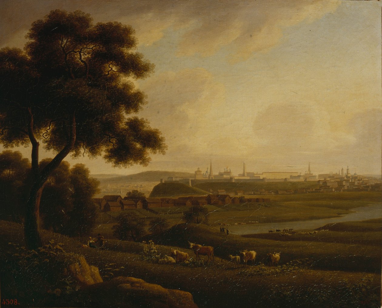 Vista de Kazan, 1816 de Andrei Yefimovich Martynov