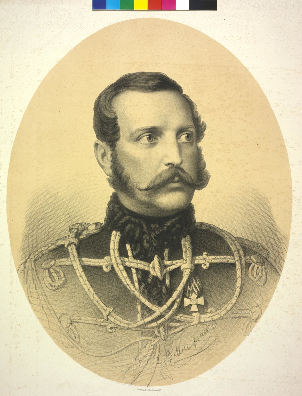 Imperador da Rússia Alexandre II de Andrej Franzowitsch Belloli