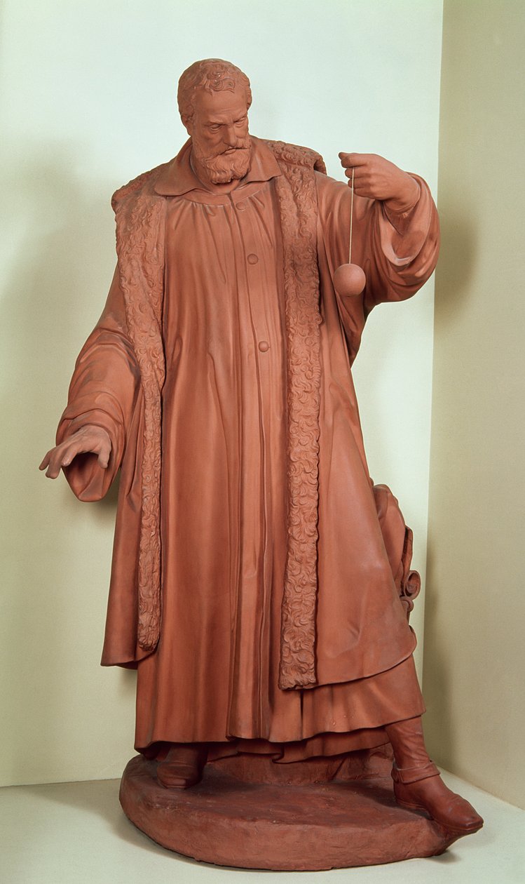 Galileo Galilei (1564-1642) c.1630 (terracota) de Andreus Boni