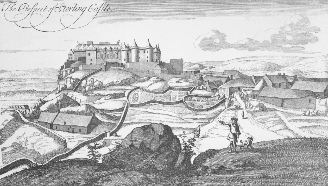 The Prospect of Sterling Castle, publicado em &39;Theatrum Scotiae&39; por John Sleazer de Andrew Johnston