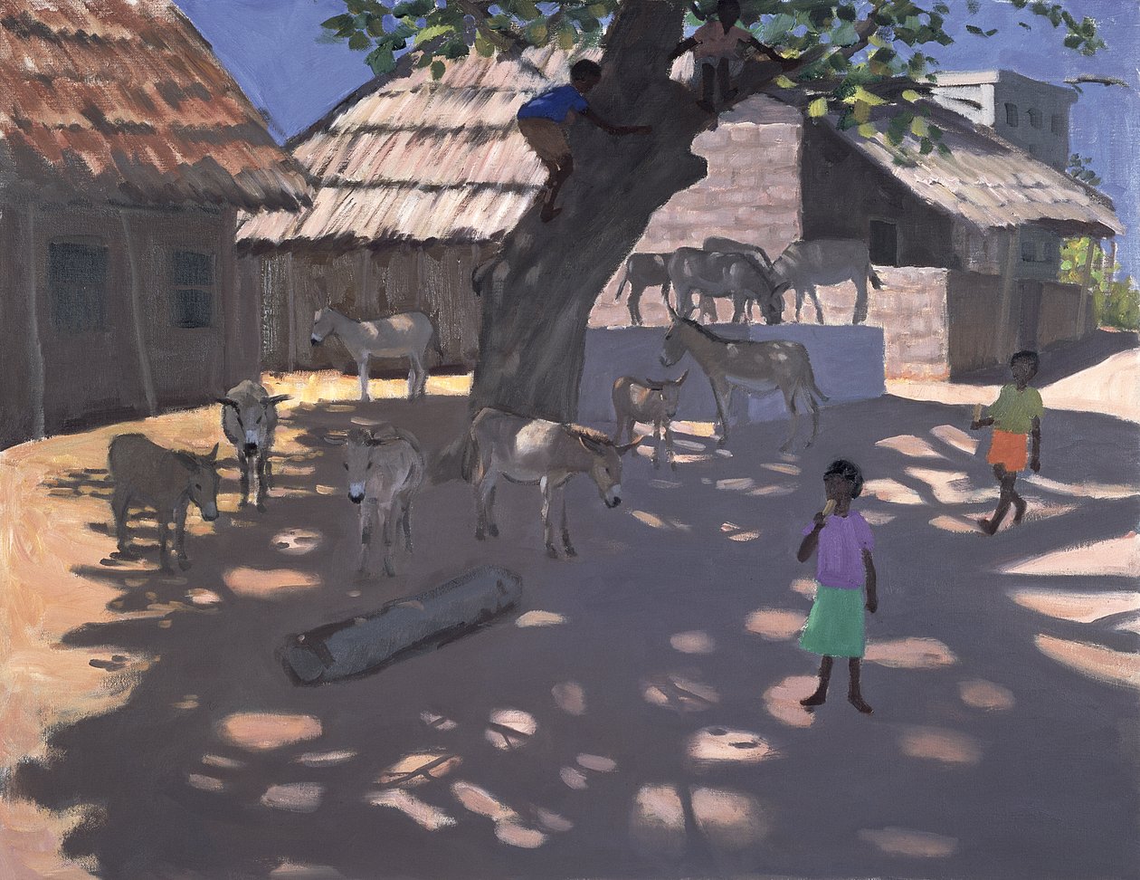 Burros, Lamu, Quênia, 1995 de Andrew Macara