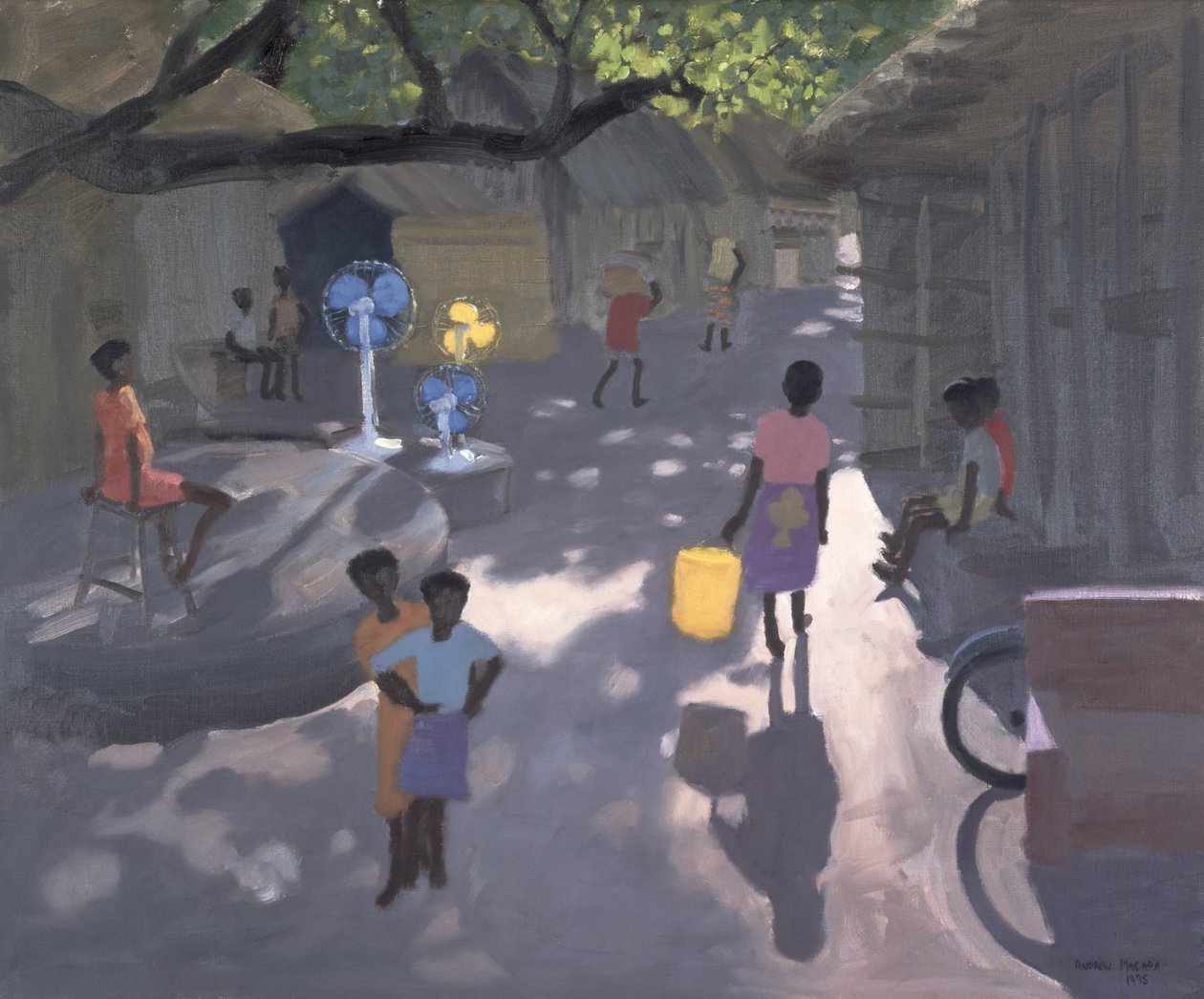 Fan Seller, Malindi, Quênia, 1995 de Andrew Macara