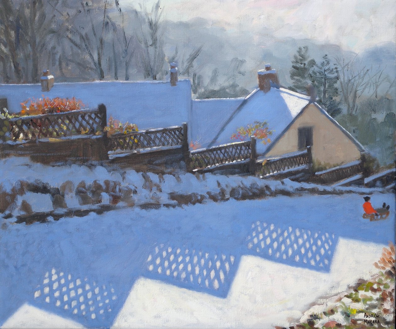 Cerca Sombras, 2009 (óleo em canavs) de Andrew Macara