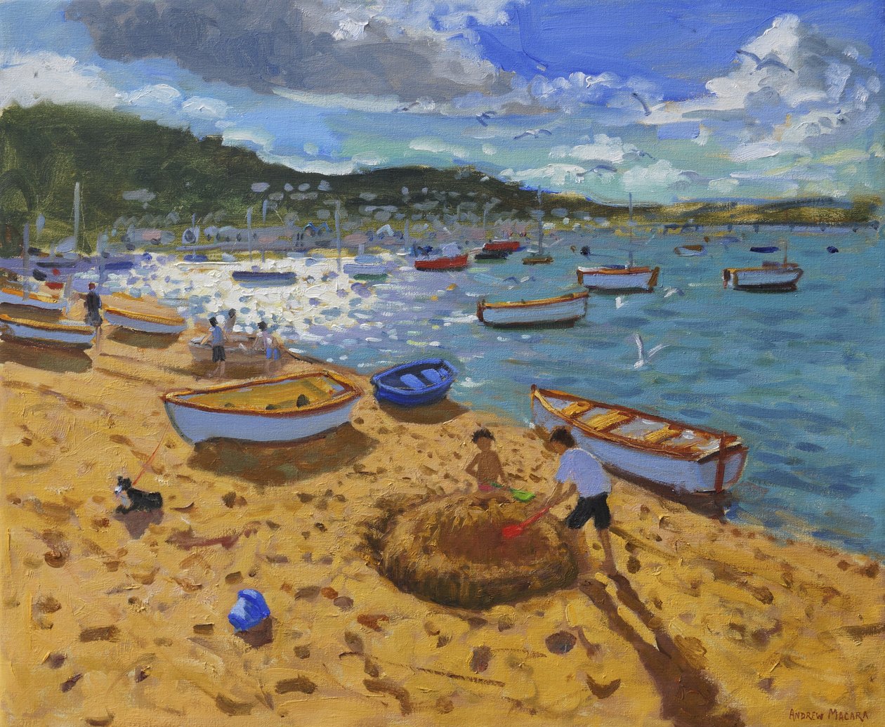 Grande castelo de areia, Teignmouth, 2013, de Andrew Macara