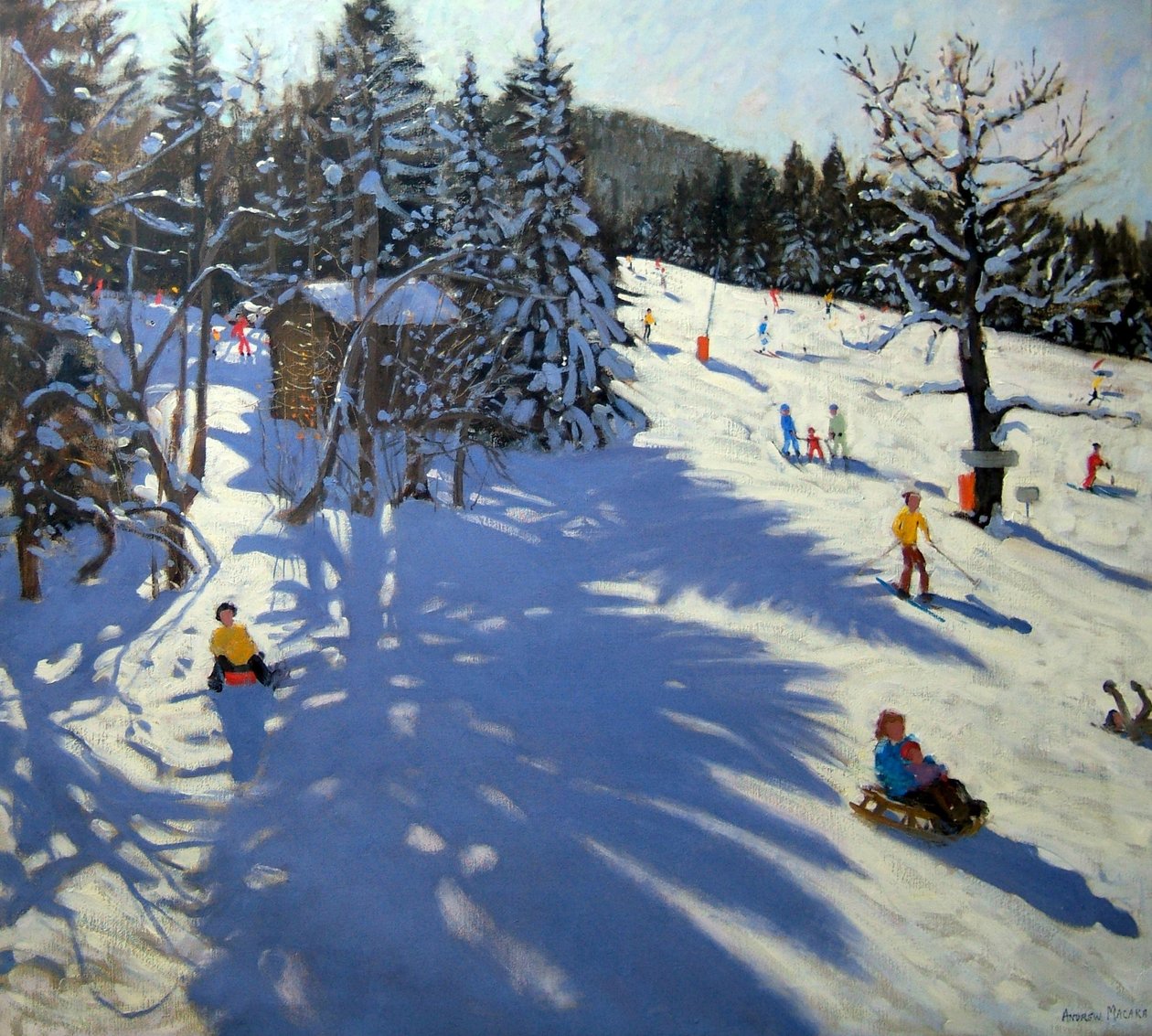 Cabana de montanha, morzine de Andrew Macara
