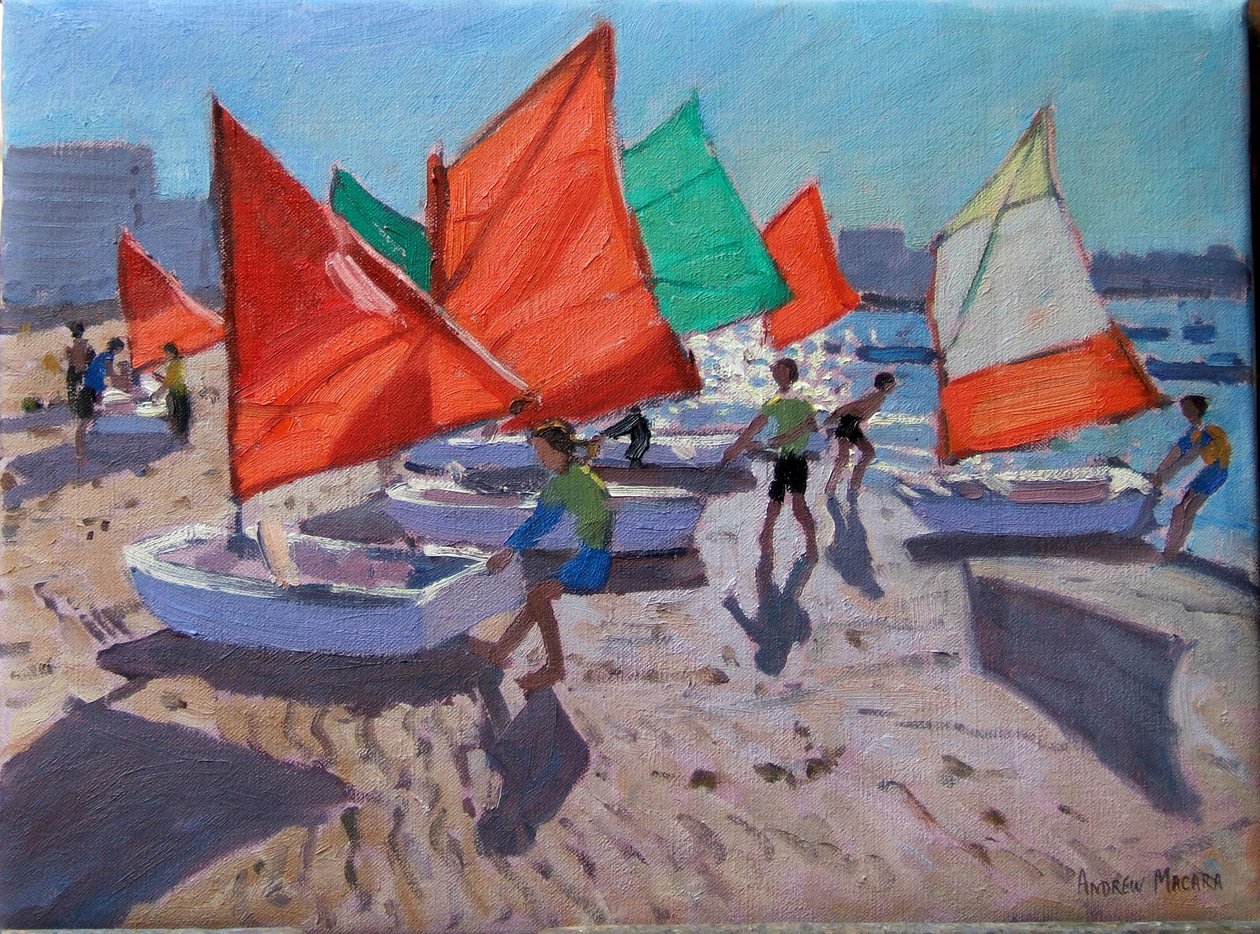 Velas Vermelhas, Royan, França de Andrew Macara