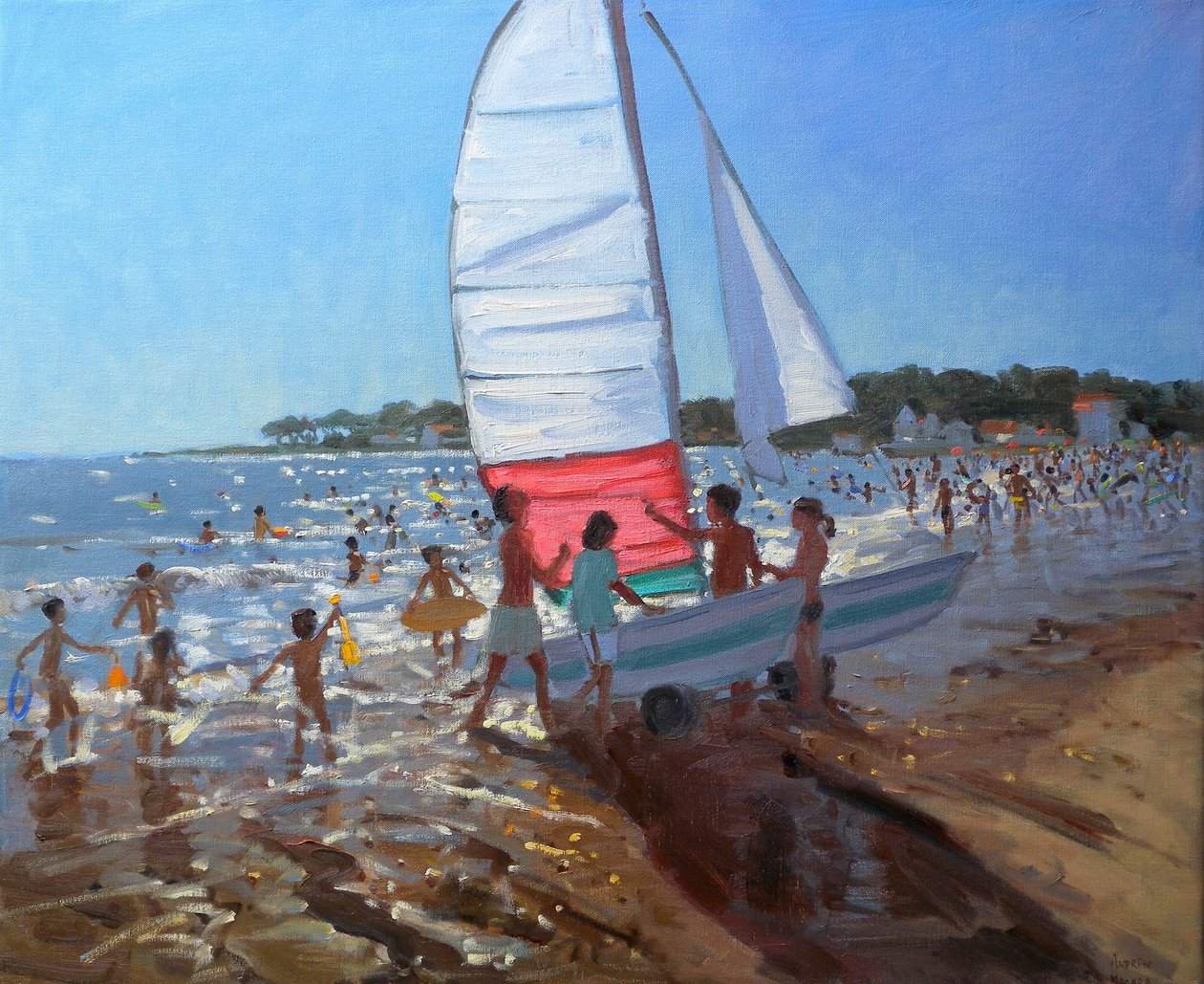 Veleiro, Palácio No Mar, 2008 (óleo em canavas) de Andrew Macara