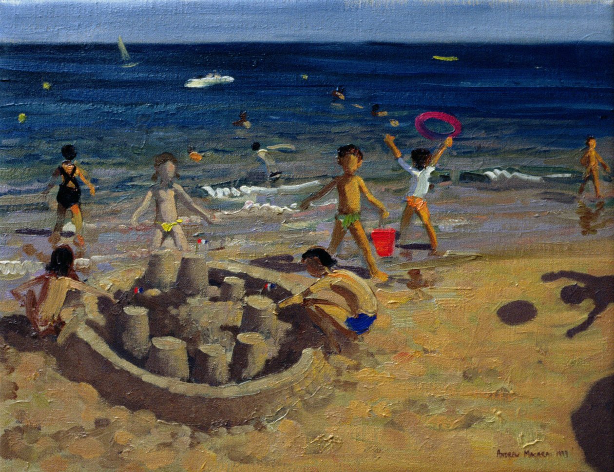 Castelo de areia, França, 1999 de Andrew Macara
