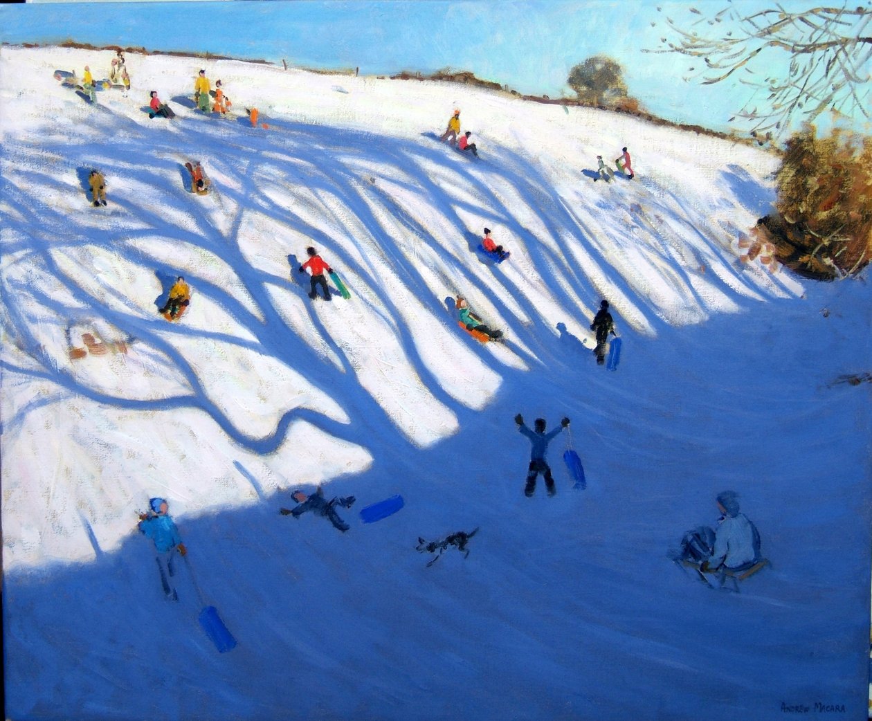 Sombras em uma colina, Monyash de Andrew Macara