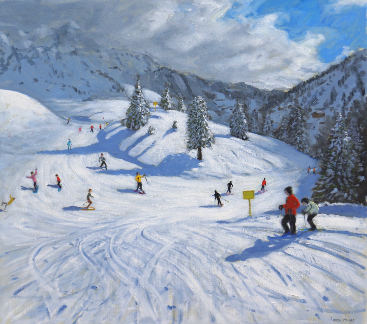 Esqui, Kitzbhuel, 2014, de Andrew Macara