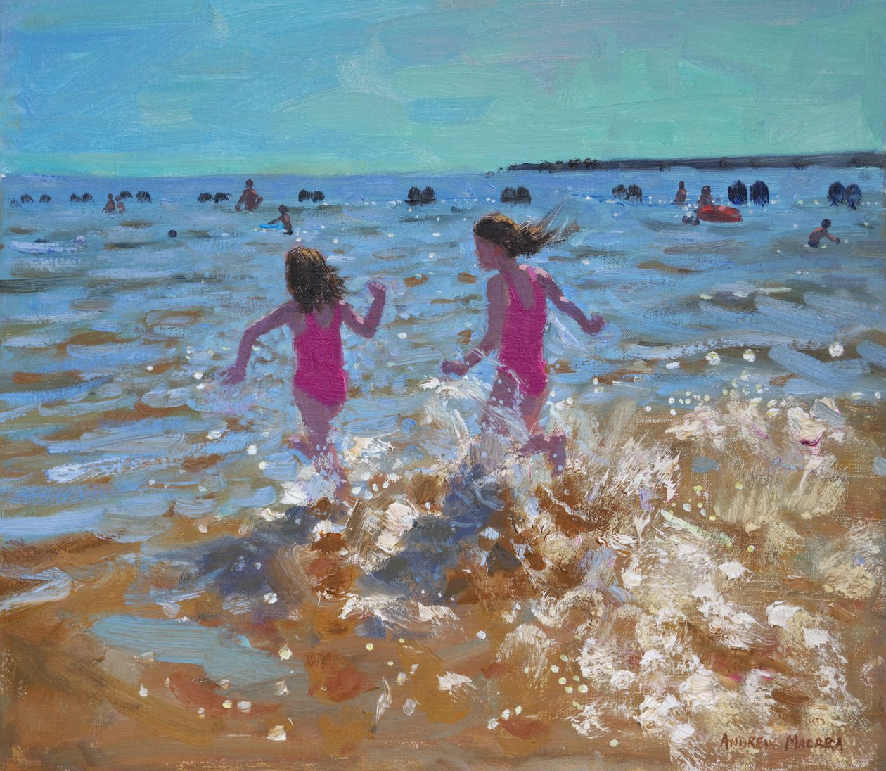 Espirrando no mar, Clacton. 2014, de Andrew Macara