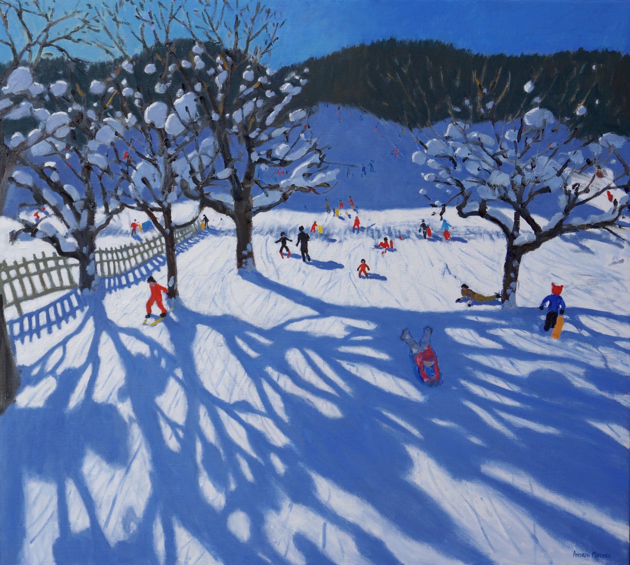 O pomar no inverno, Morzine, de Andrew Macara