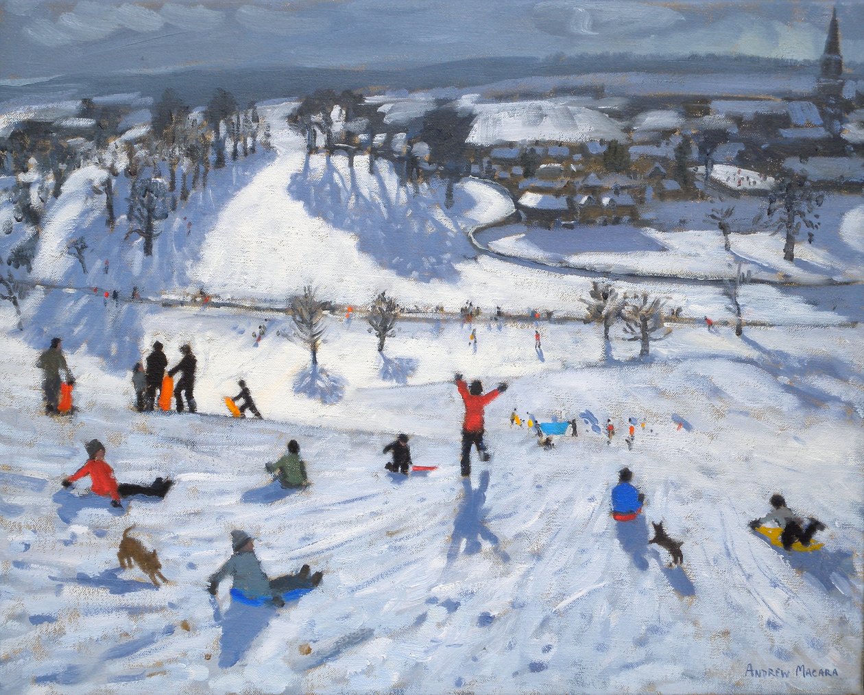 Diversão de Inverno, Chatsworth, 2010 de Andrew Macara