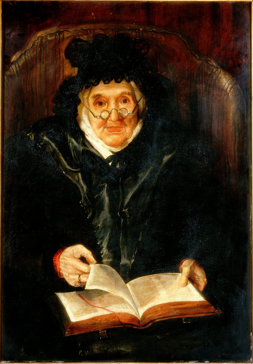 Retrato de uma velha senhora, 1823 de Andrew Morton