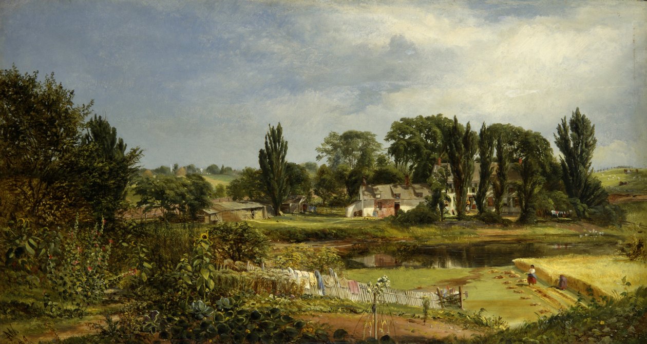 Long Island Homestead, estudo da natureza de Andrew W. Warren