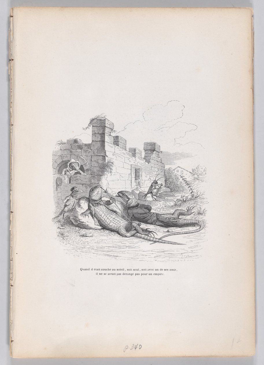 Quando dormia ao sol... de Cenas da Vida Privada e Pública de..., ca. 1837-47. de Andrew Best Leloir
