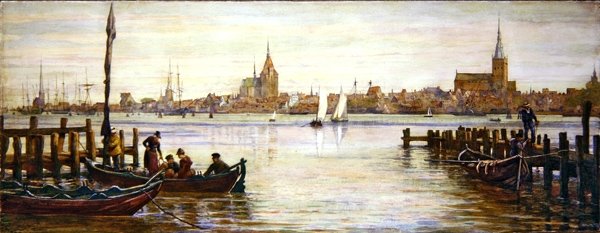 Rostock (aguarela sobre papel) de Andrew Brown Donaldson