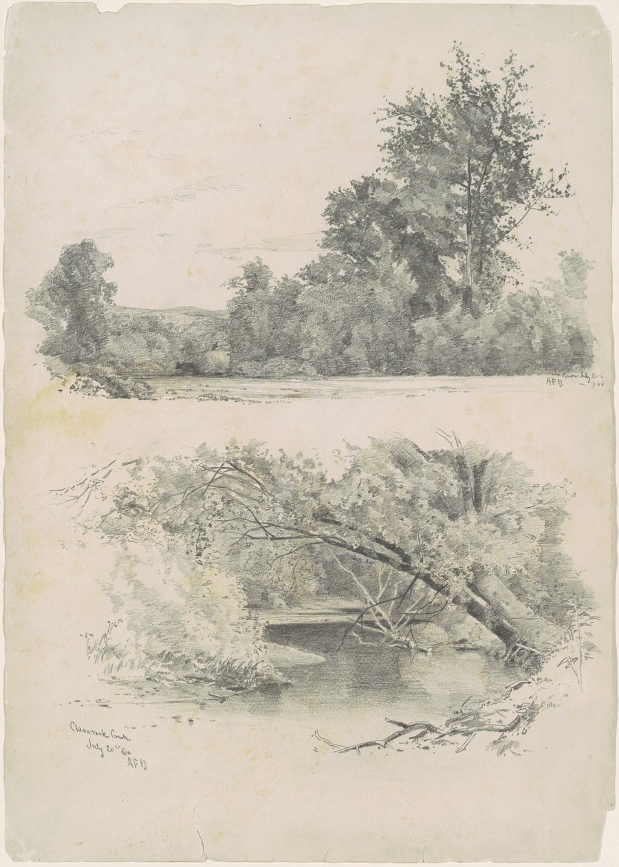 Hudson; e Claverack Creek de Andrew Fisher Bunner