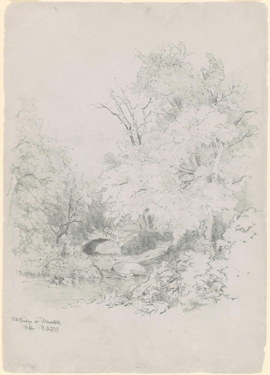 Ponte Velha em Weaverton de Andrew Fisher Bunner