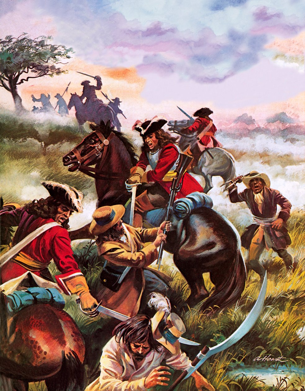 Batalha de Sedgemoor 1685 de Andrew Howat