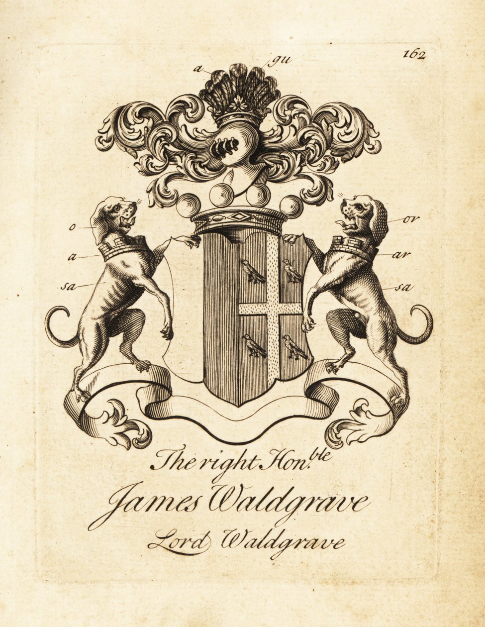 Brasão do Honorável James Waldgrave, Lord Waldgrave de Andrew Johnston