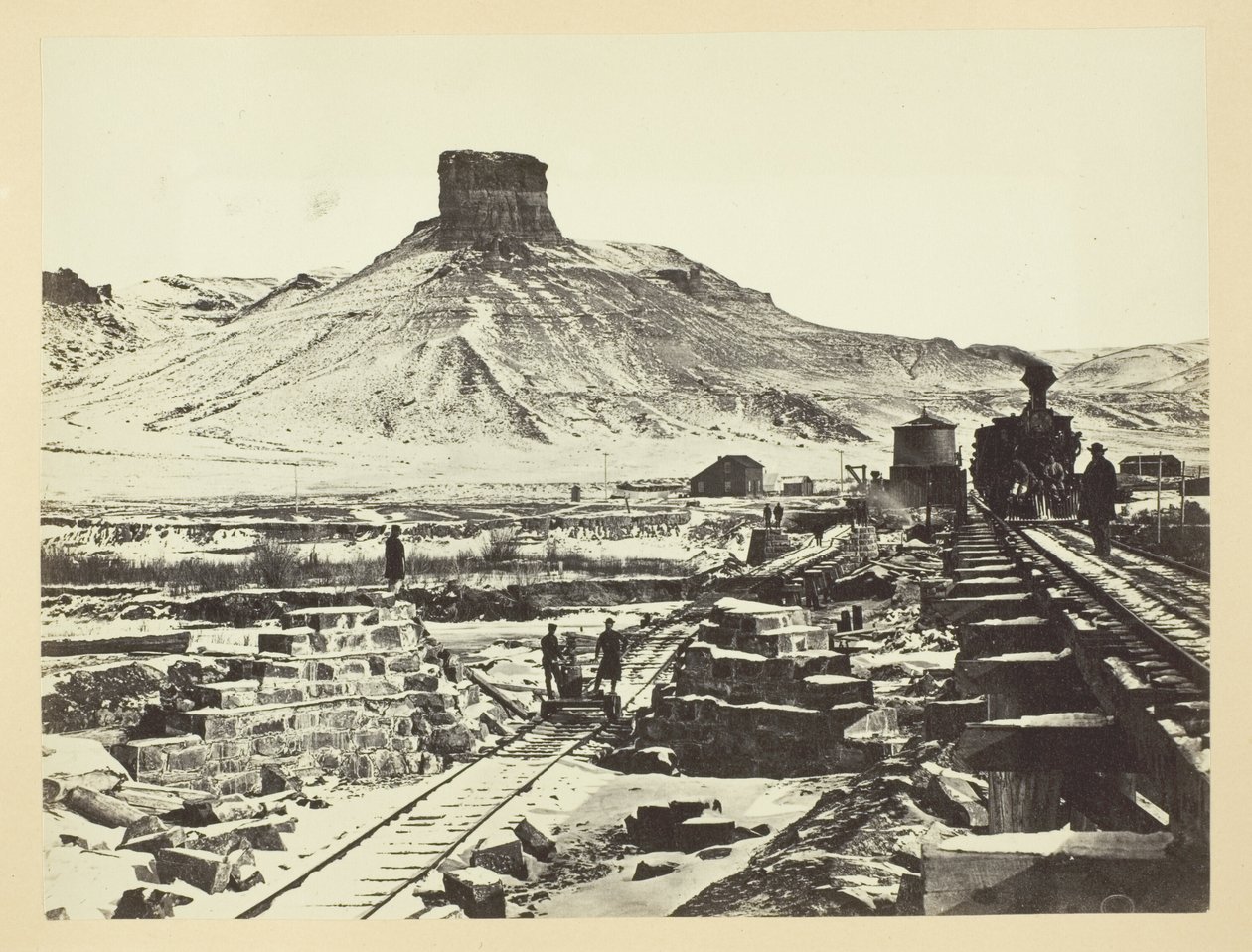 Citadel Rock, Green River Valley de Andrew Joseph Russell