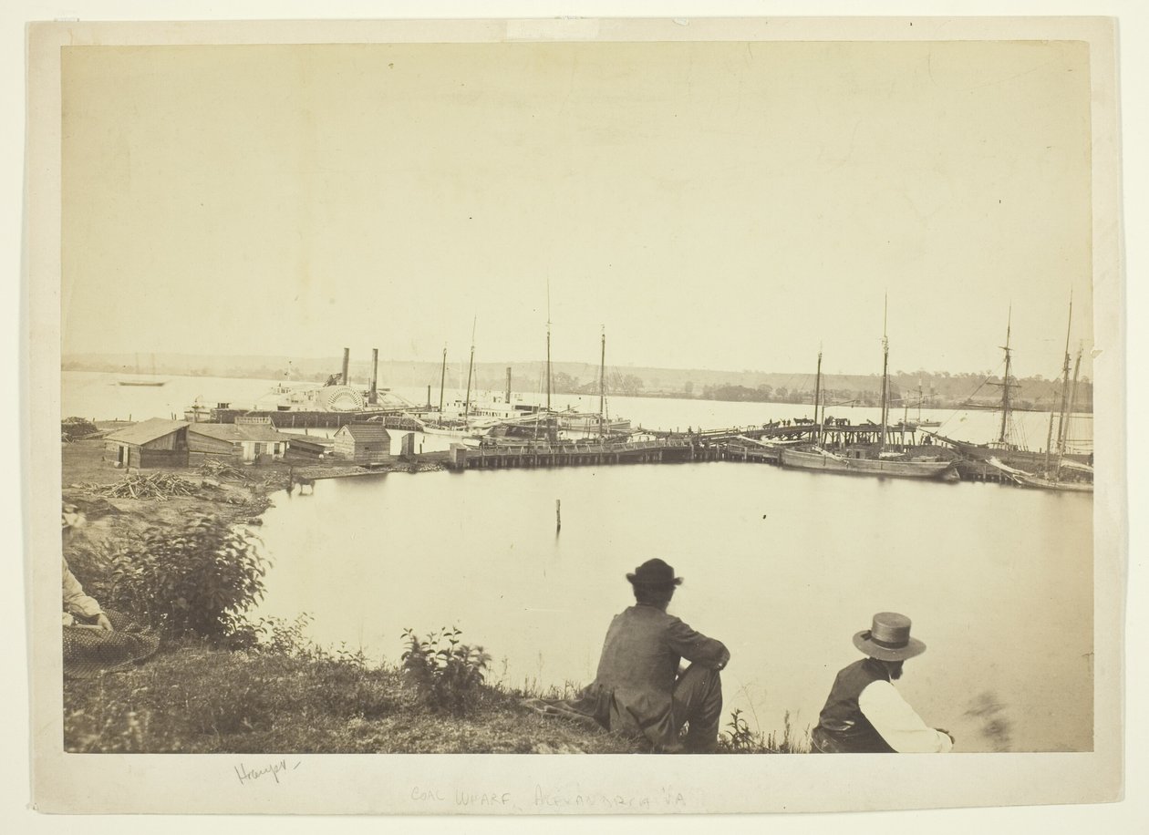 Coal Wharf, Alexandria, Virgínia de Andrew Joseph Russell