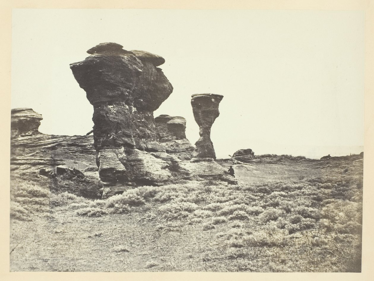 Dial Rock, Red Buttes, Laramie Plains de Andrew Joseph Russell