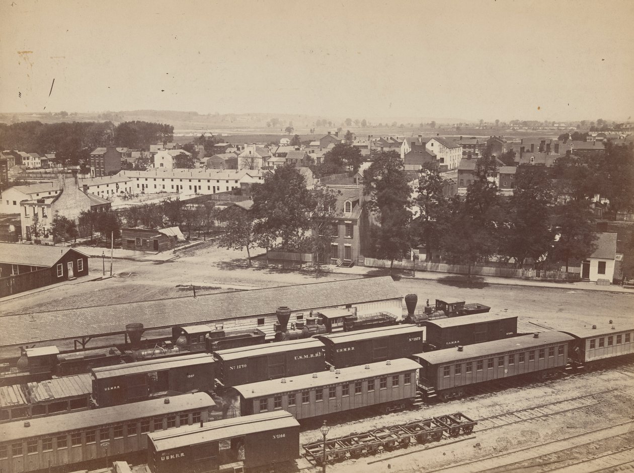N.º 89 - Alexandria, da «Round House», vista para norte de Andrew Joseph Russell