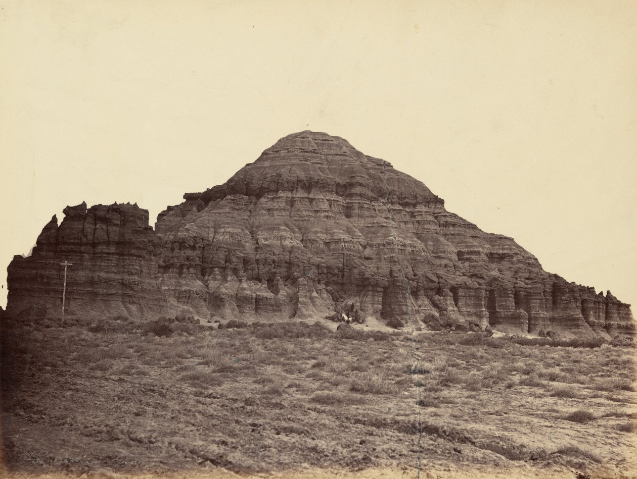 Placa 26. Church Buttes,1869 (foto) de Andrew Joseph Russell