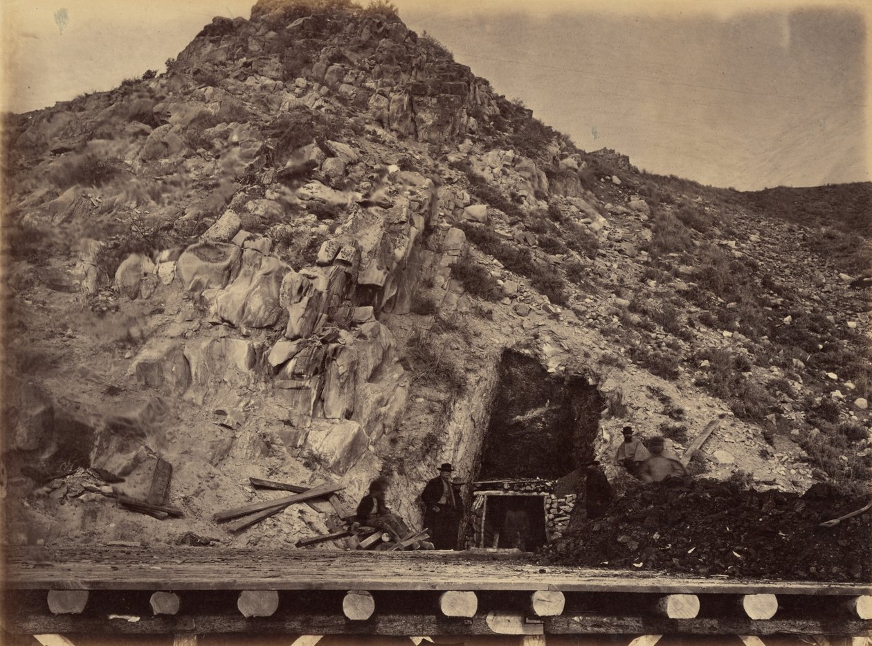 Placa 28. Carvão do Rio Bear, 1869 (foto) de Andrew Joseph Russell