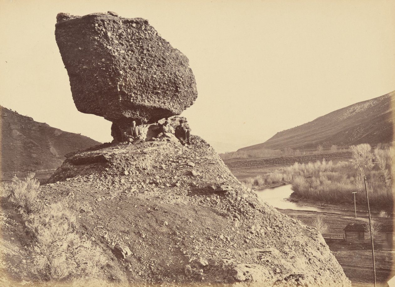 Placa 33. Esfinge do Vale, 1869 (foto) de Andrew Joseph Russell