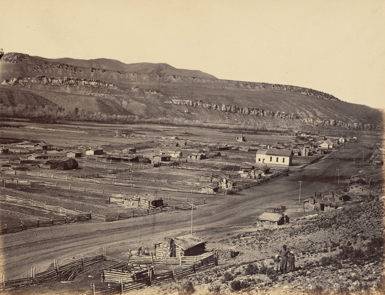 Placa 36. Coalville, Vale Weber, 1869 (foto) de Andrew Joseph Russell