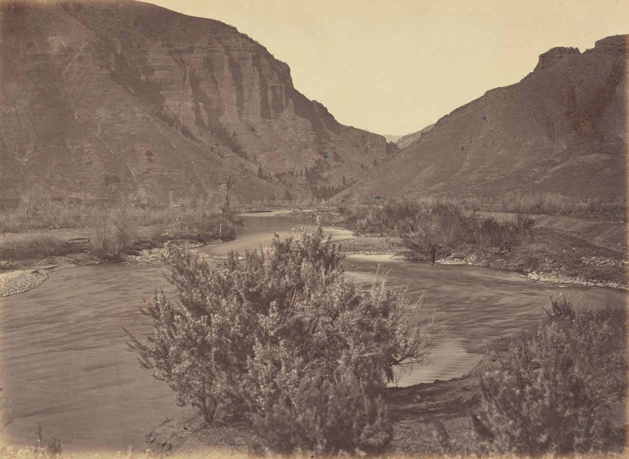 Placa 37. Passagem de Wilhelmina, a partir do leste, 1869 (foto) de Andrew Joseph Russell