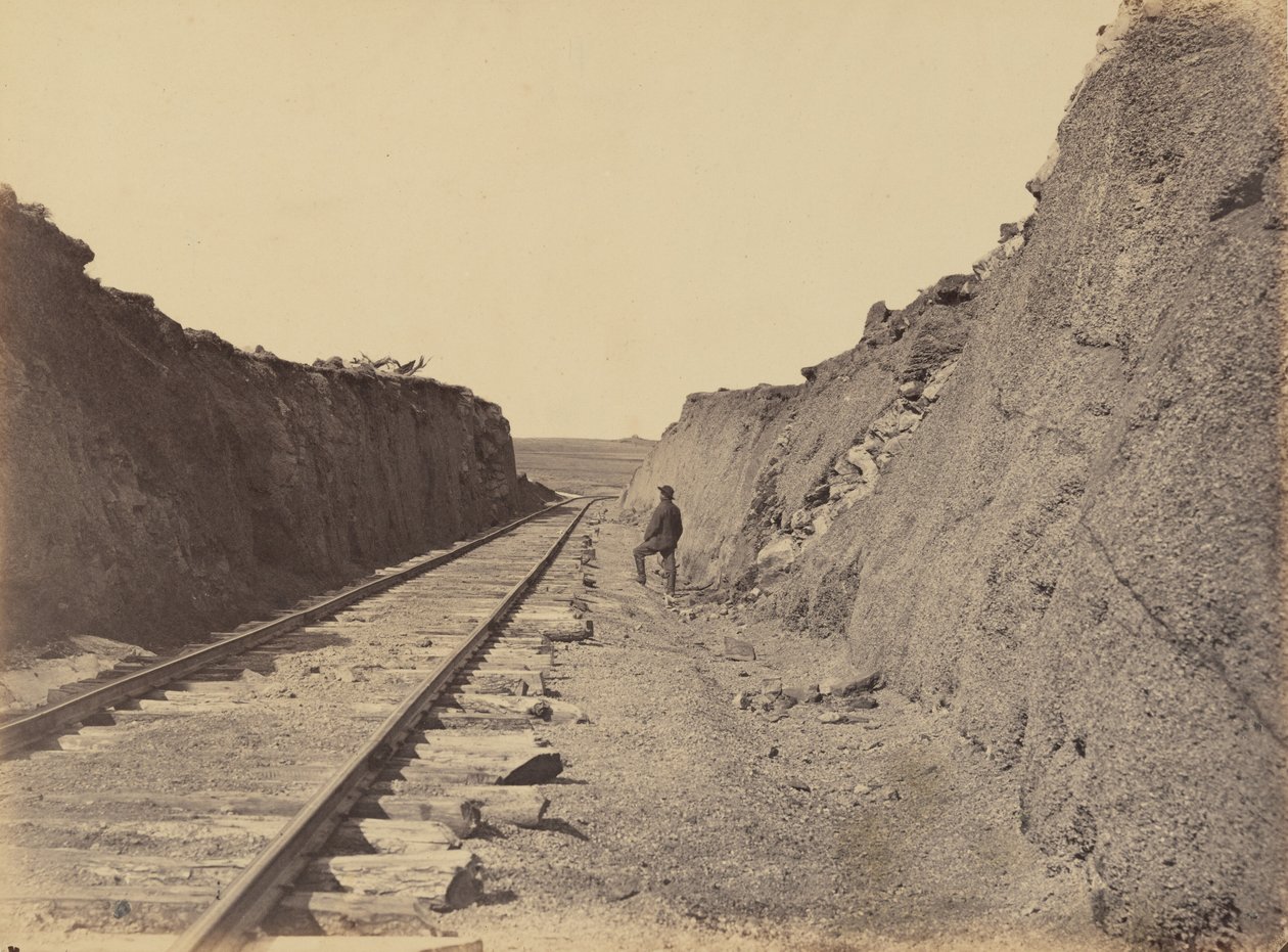 Placa 4. Corte de Malloy, 1869 (foto) de Andrew Joseph Russell